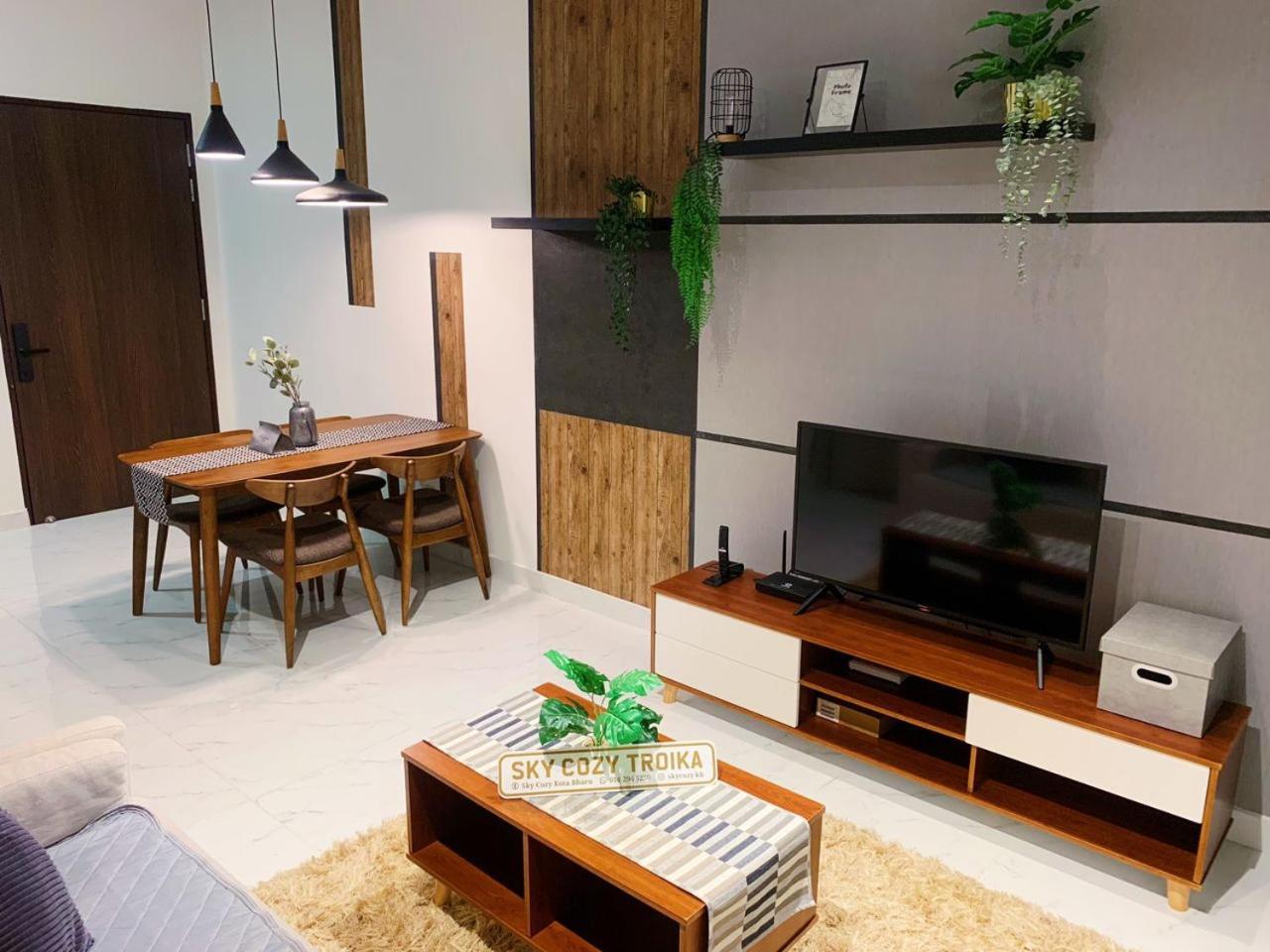 Sky Cozy Troika Residence, 1 Bedroom 4-6 Pax, 2 Bedrooms 6-8 Pax, Pool Vew, Sky & City View, Free Parking, Pool, Unlimited Wifi & Netflix Kota Bahru Luaran gambar