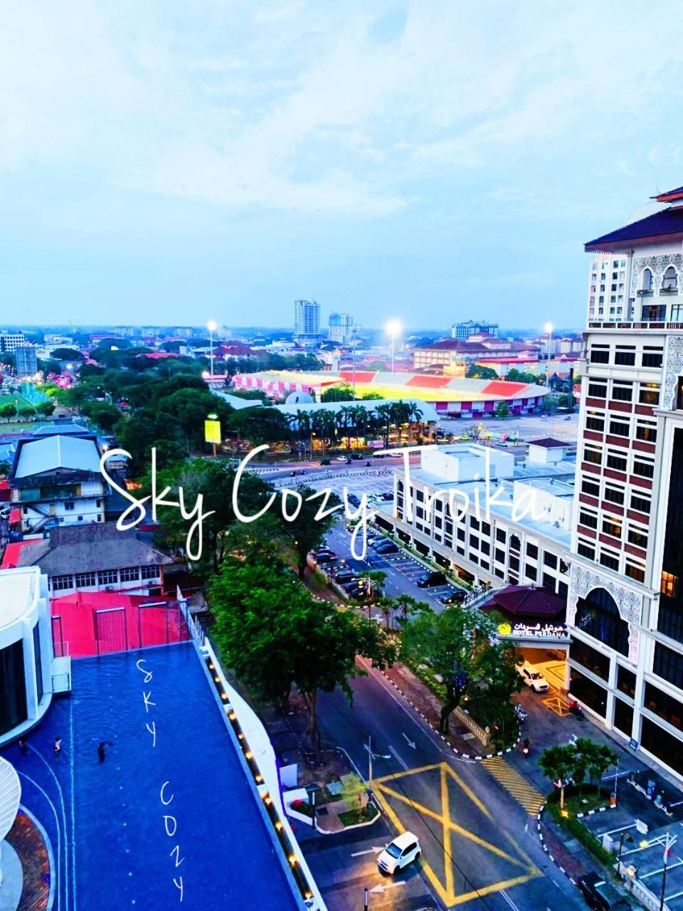 Sky Cozy Troika Residence, 1 Bedroom 4-6 Pax, 2 Bedrooms 6-8 Pax, Pool Vew, Sky & City View, Free Parking, Pool, Unlimited Wifi & Netflix Kota Bahru Luaran gambar
