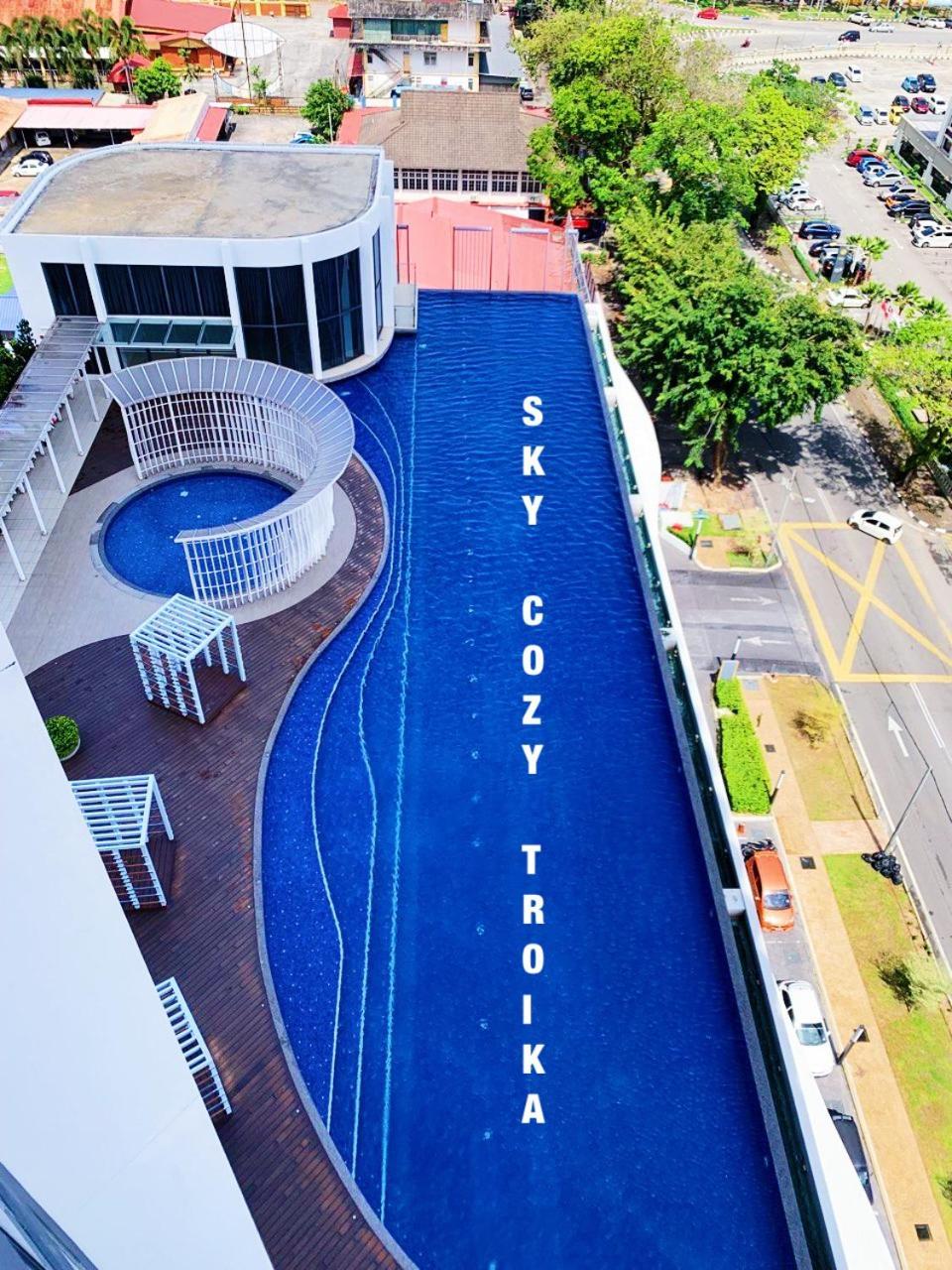 Sky Cozy Troika Residence, 1 Bedroom 4-6 Pax, 2 Bedrooms 6-8 Pax, Pool Vew, Sky & City View, Free Parking, Pool, Unlimited Wifi & Netflix Kota Bahru Luaran gambar